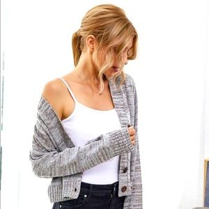 Gray Cardigan